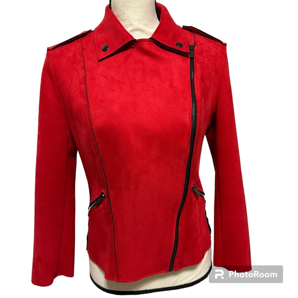 Kut from the cloth red moto jacket XSP